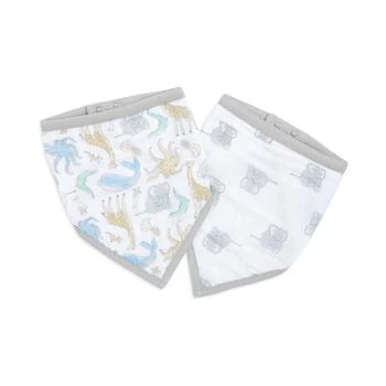 aden + anais | Baby Boys or Baby Girls Bandana Bibs, Pack of 2 