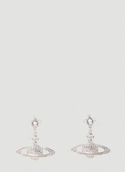 商品Mini Bas Relief Drop Earrings in Silver图片