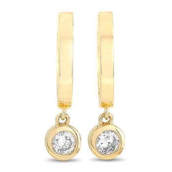 商品14K Yellow Gold 0.40 ct Diamond Earrings图片