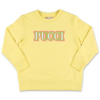 推荐Emilio Pucci Junior Logo Printed Long-Sleeved Sweatshirt商品