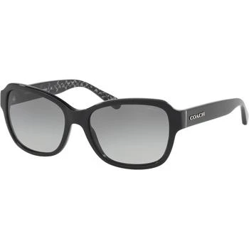 Coach | Coach Women's Sunglasses - Full Rim Black Square Plastic Frame | 0HC8232F 55101156 4.2折×额外9折x额外9折, 额外九折
