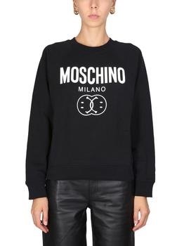 推荐Moschino Logo-Printed Crewneck Sweatshirt商品