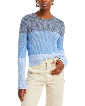 Rag & Bone | Kati Crewneck Ombré Stripe Sweater 