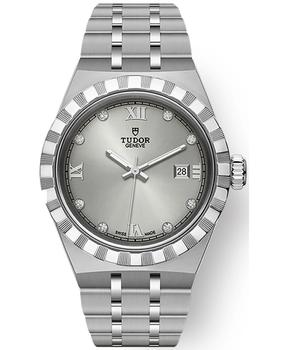 Tudor | Tudor Royal Silver Diamond  Dial Stainless Steel Unisex Watch M28300-0002商品图片,9.4折, 独家减免邮费