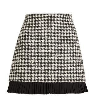 Sandro | Tweed Houndstooth Mini Skirt商品图片,独家减免邮费