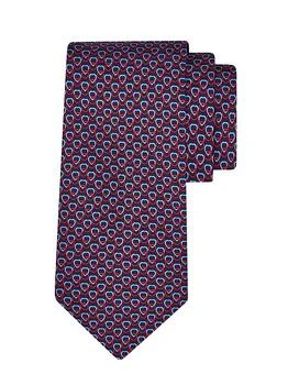 Salvatore Ferragamo | Gancio Heart Silk Tie,商家Saks Fifth Avenue,价格¥1770