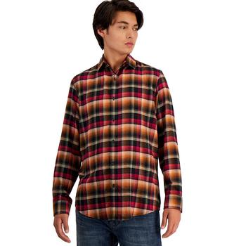 Alfani | Men's Long-Sleeve Iris Plaid Shirt, Created for Macy's商品图片,7.9折×额外7折, 额外七折