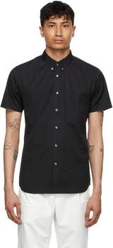 Comme des Garcons | Black Poplin Forever Short Sleeve Shirt商品图片,独家减免邮费