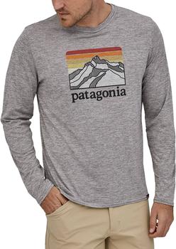 巴塔哥尼亚, Patagonia | Patagonia Men's Capilene Cool Daily Graphic Long Sleeve Shirt商品图片 8.6折起
