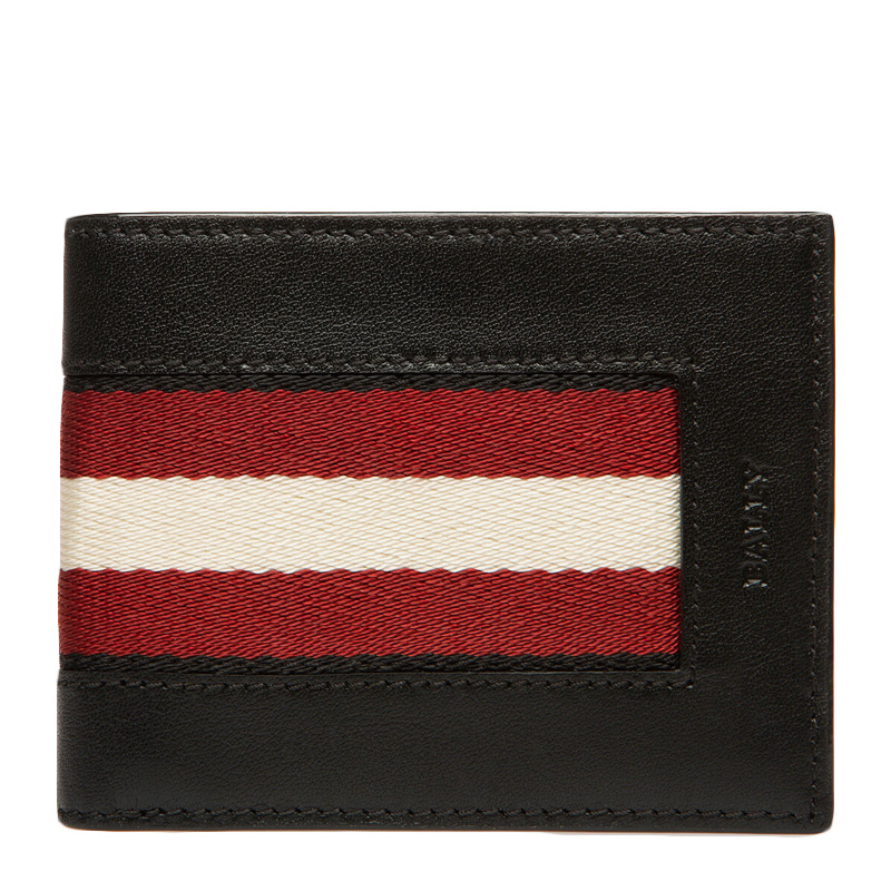 牛皮bally皮带, Bally | Bally 巴利 男士黑色牛皮皮革钱包 6232155商品图片 独家减免邮费