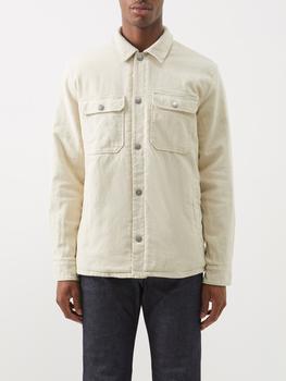 商品A.P.C. | Alex patch-pocket padded cotton-corduroy overshirt,商家MATCHESFASHION,价格¥1842图片