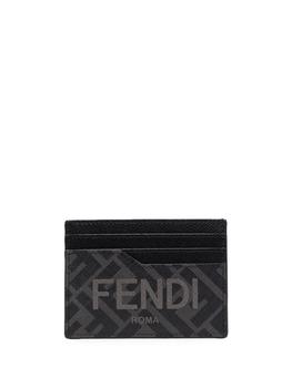 fendi包男包, Fendi | Fendi Men's Black Leather Card Holder商品图片 