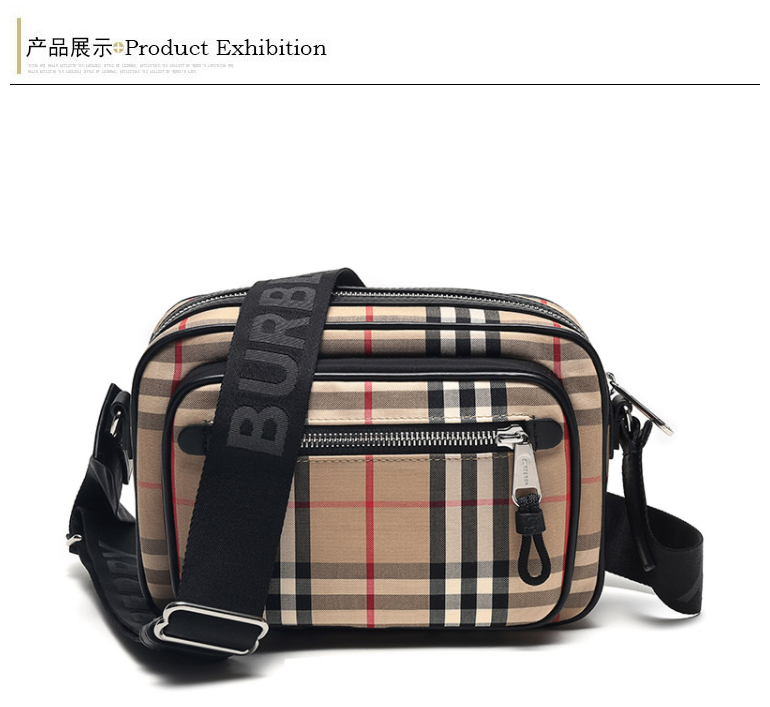 巴宝莉男包真假, Burberry | BURBERRY 巴宝莉/博柏利 男款Vintage格纹织物单肩斜挎包 8010152 典藏米色商品图片 8.7折, 包邮包税