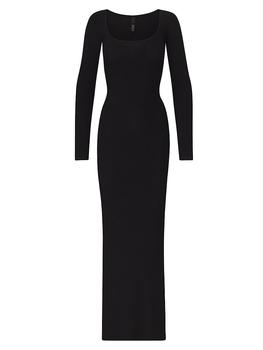 商品SKIMS | Soft Lounge Long-Sleeve Dress,商家Saks Fifth Avenue,价格¥686图片