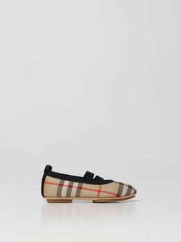 Burberry | Burberry cotton ballet flat with check pattern商品图片,