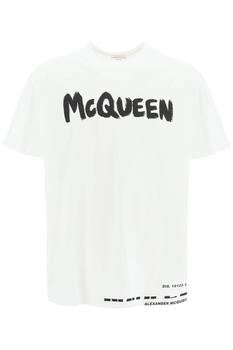 推荐Alexander mcqueen graffiti logo t-shirt商品