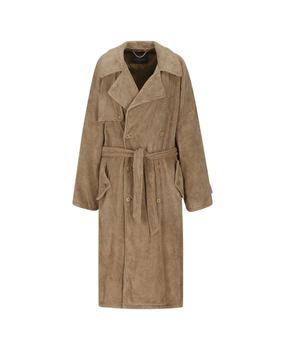 巴黎世家外套评价, Balenciaga | Tie-waisted Midi Coat商品图片 