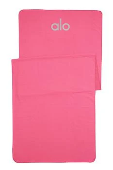 Tie-Dye Grounded No-Slip Towel - Bright Aqua Tie Dye