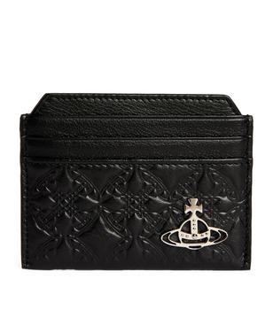 西太后包代购, Vivienne Westwood | Embossed Leather Orb Card Holder商品图片 