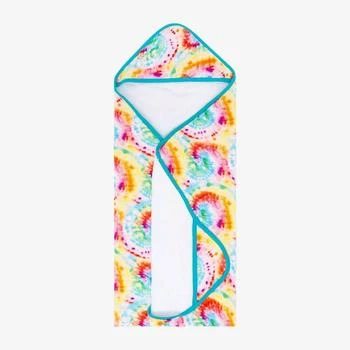 Posh Peanut | Kids Totally Tie Dye Hooded Towel In Multi Colored,商家Premium Outlets,价格¥395