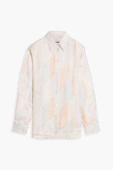Jil Sander | Printed silk-twill shirt商品图片,4折