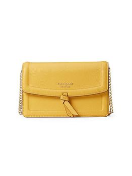 kate spade bag男包, Kate Spade | Knott Pebbled Leather Crossbody Bag商品图片 7折