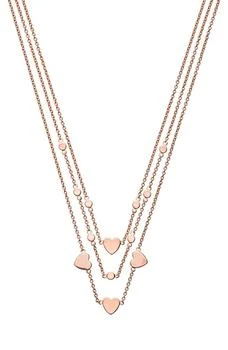 Emporio Armani | Heart Layered Necklace 5.3折, 独家减免邮费