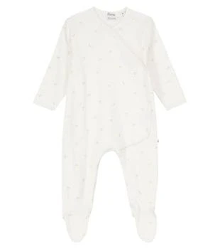Bonpoint | Baby embroidered cotton onesie 独家减免邮费
