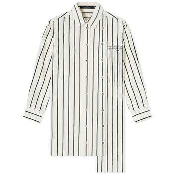 Rokh | rokh Slash Oversized Shirt With Stripes商品图片,2.9折