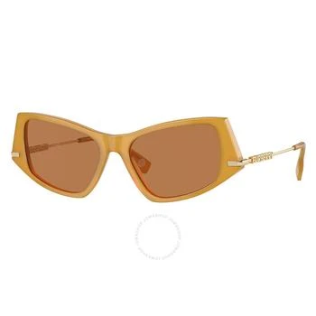 Burberry | Brown Irregular Ladies Sunglasses BE4408 409473 52 3.4折