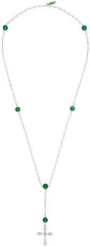 商品VEERT | White Gold Rosary Necklace,商家SSENSE,价格¥3991图片