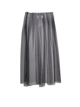 MAISON MARGIELA | Maison Margiela High Waist Tulle Midi Skirt商品图片,5.3折