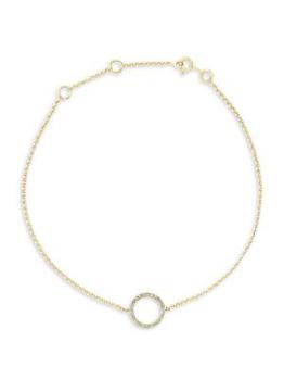 Effy | 14K Yellow Gold & Diamond Bracelet商品图片,3折