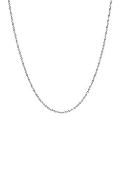 Belk & Co. | 14K White Gold 1.15mm Perfectina Solid Chain,商家Belk,价格¥2545