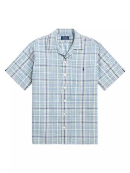 Ralph Lauren | Rustic Plainweave Plaid Sport Shirt,商家Saks Fifth Avenue,价格¥424