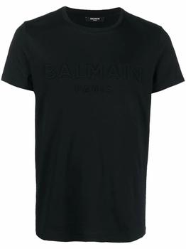 推荐Balmain Men's  Black Cotton T Shirt商品