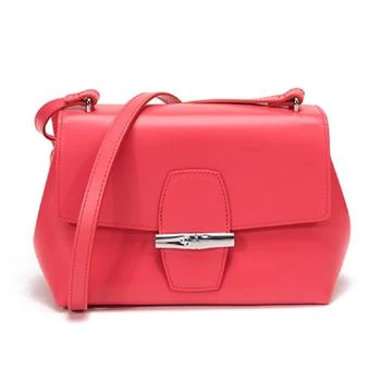 Longchamp | Roseau Leather Crossbody Handbag In Poppy Pink 5.1折