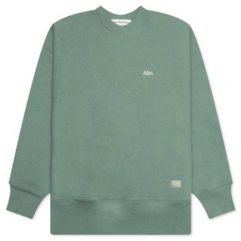 推荐Advisory Board Crystals Fleece Crewneck with Waffle - Aventurine Green商品