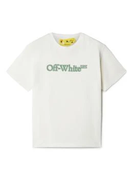 Off-White | Off-White Kids Big Bookish Crewneck T-Shirt,商家Cettire,价格¥944