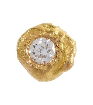 商品ELHANATI | Solitaire 18kt gold single earring with diamond,商家MyTheresa,价格¥2543图片