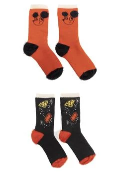 Mini Rodini | Mini Rodini 2 Pack Graphic Patterned Socks,商家Cettire,价格¥383