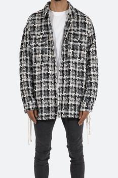 MNML | Laced Heavyweight Woven Flannel - Black/White商品图片,8.4折
