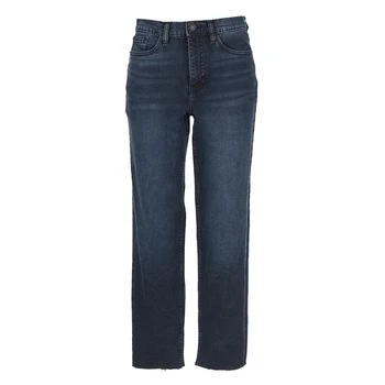 推荐Calvin Klein Jeans High Rise Straight Leg with Raw Hem 27" Inseam Jean商品