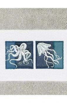 Linum Home Textiles | Ava 3-Piece Embellished Towel - Light Gray,商家Nordstrom Rack,价格¥675