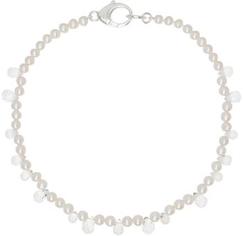 推荐White Pearl Crystal Drops Necklace商品