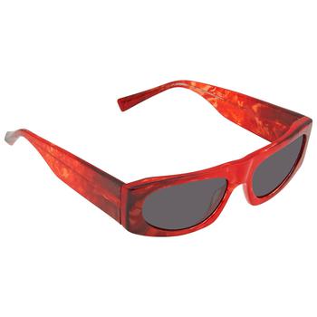 ALAIN MIKLI | Alain Mikli Grey Rectangular Sunglasses 0A05050 002 8756商品图片,2折