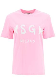 MSGM | Msgm t-shirt with brushed logo商品图片,7折