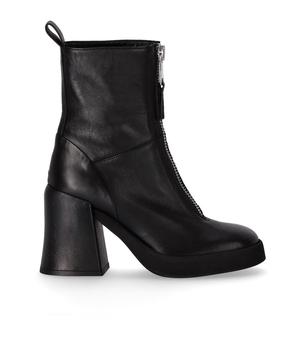 推荐Strategia Nature Black Heeled Ankle Boot商品