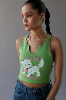 product Trying My Best Kitten Tank Top image