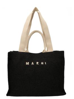 推荐Marni Logo Embroidered Top Handle Bag商品